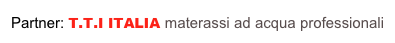 Partner: T.T.I ITALIA materassi ad acqua professionali
